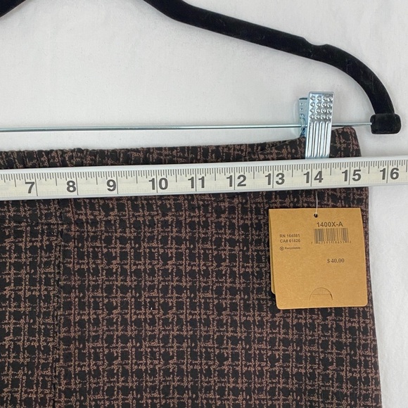 NEW Just Cozy Fleece Lined Houndstooth Leggings Size XL - Picture 9 of 13